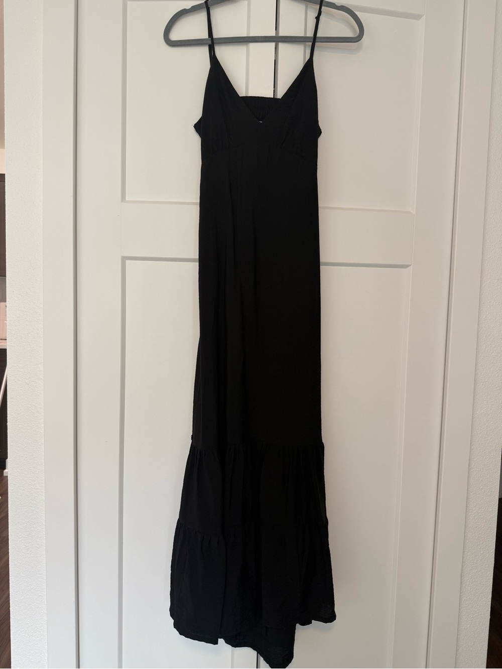 a new day Black Tiered Maxi Dress